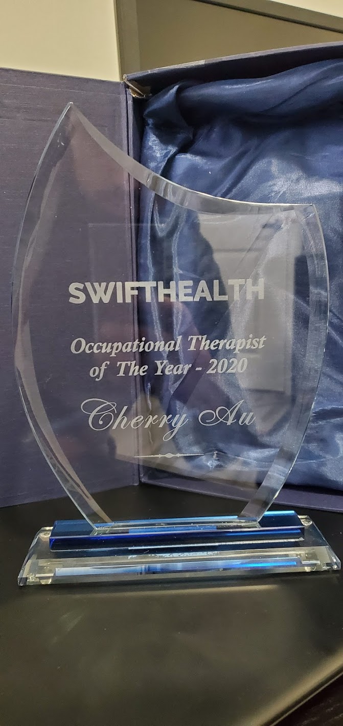 occupational therapist of the year trophy